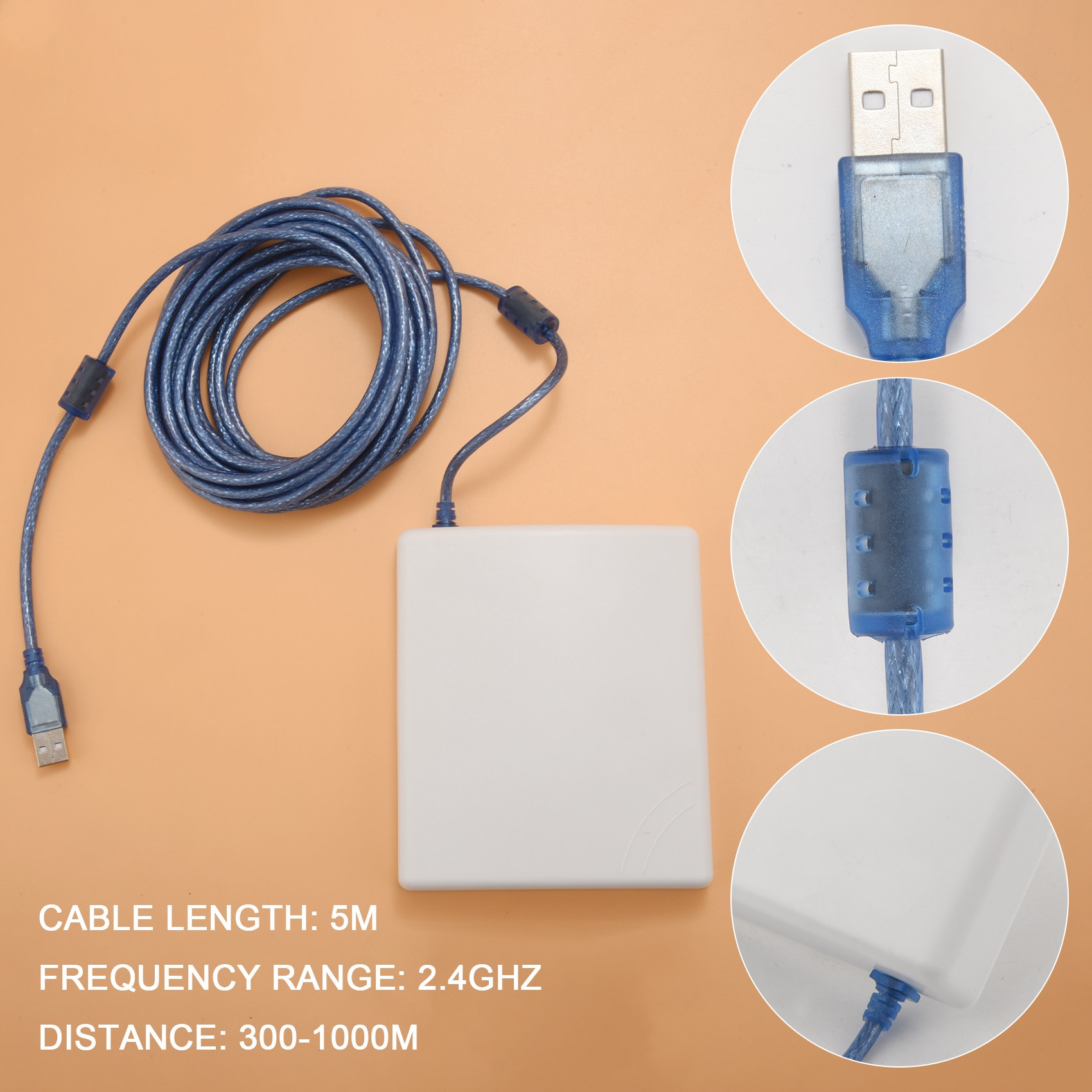 Food Storage The Range - A04R-150Mbps กำลังขยายสูง 14DBi เสาอากาศ 5M สายเคเบิลอะแดปเตอร์