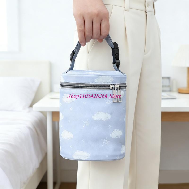 Food Storage For Baby - ปลอกใส่ขวดหุ้มฉนวนพิมพ์ลายการ์ตูนสำหรับทารกผ้าโพลีเอสเตอร์พกพาสะดวกขณะเดินหรือเดินทาง