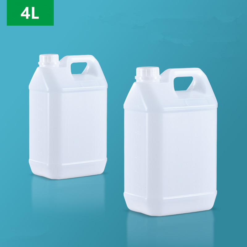 Food Storage Drums - ที่ว่างเปล่า4L พลาสติก Jerry สามารถเกรดอาหาร HDPE วัสดุโลชั่นแชมพูเติมขวด