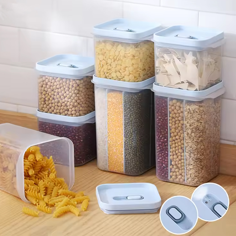 Food Storage Drums - ภาชนะเก็บอาหาร, บะหมี่, ข้าว, พาสต้า, ถังปิดผนึก, กล่องซีเรียล,