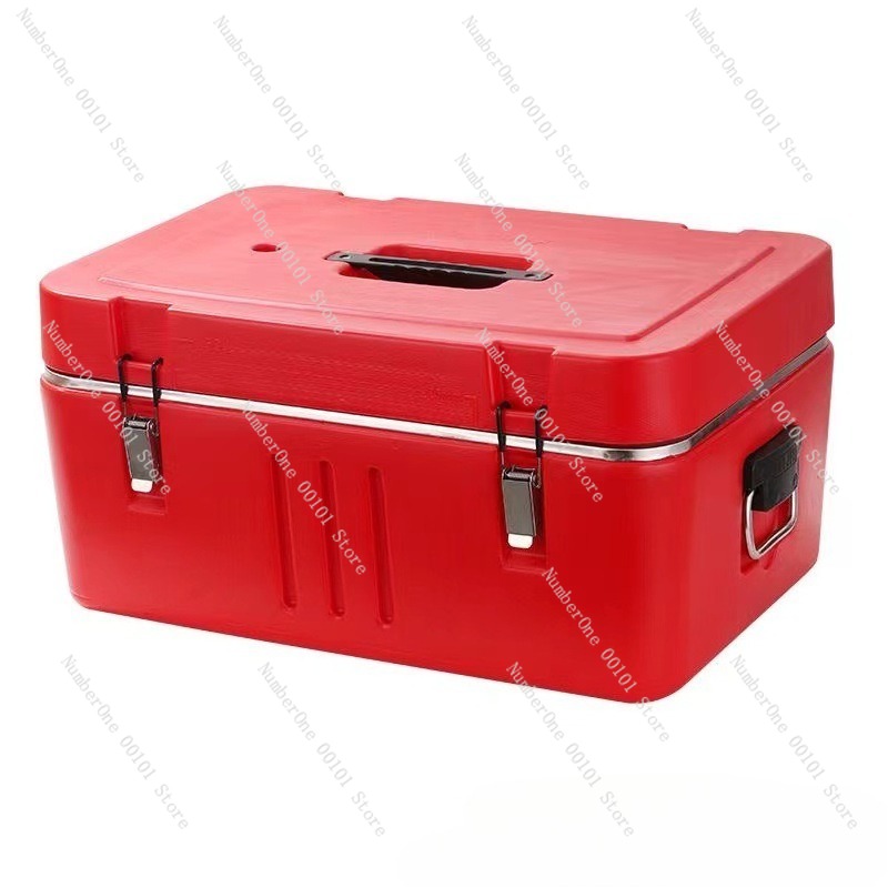 Food Storage Box Stainless Steel - กล่องเก็บอาหารสแตนเลสขนาด 60 ลิตร แบบมีฉนวนกันความร้อน สำหรับขนส่งอาหาร กล่องเก็บความร้อน/ความเย็นแบบพกพา