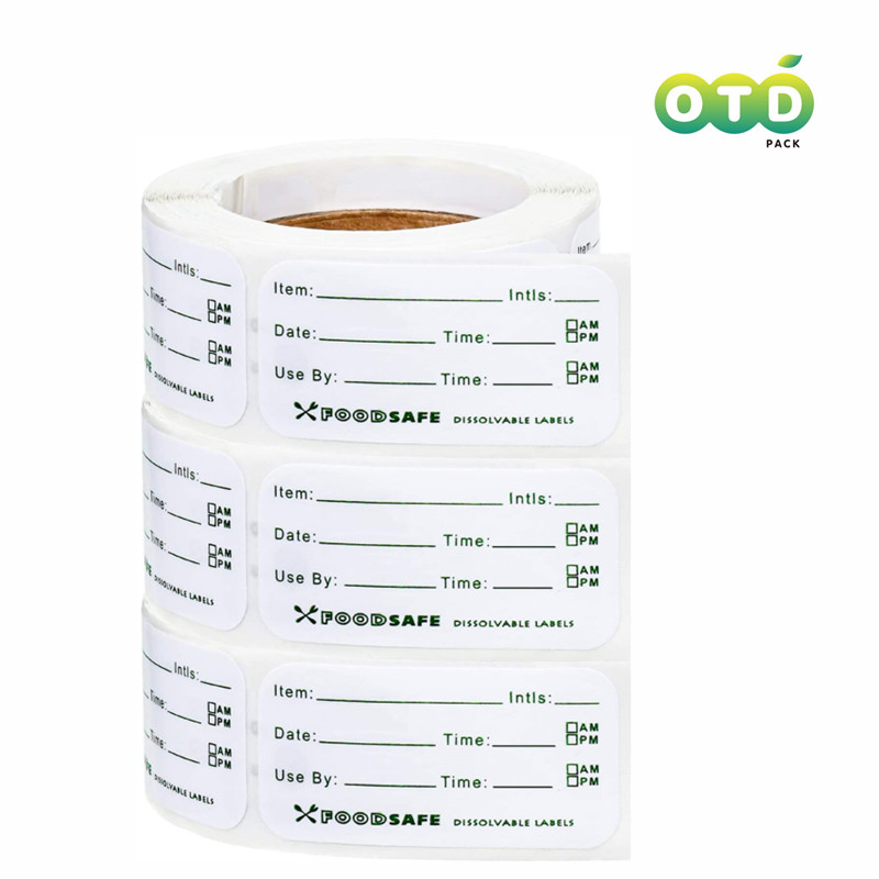 Food Storage For Restaurant - 300 ชิ้น/ฉลากเก็บอาหารกาวที่ถอดออกได้ป้ายอาหารเก็บอาหารตู้แช่แข็งสติกเกอร์สําหรับร้านอาหารบ้านอาหารวันที่