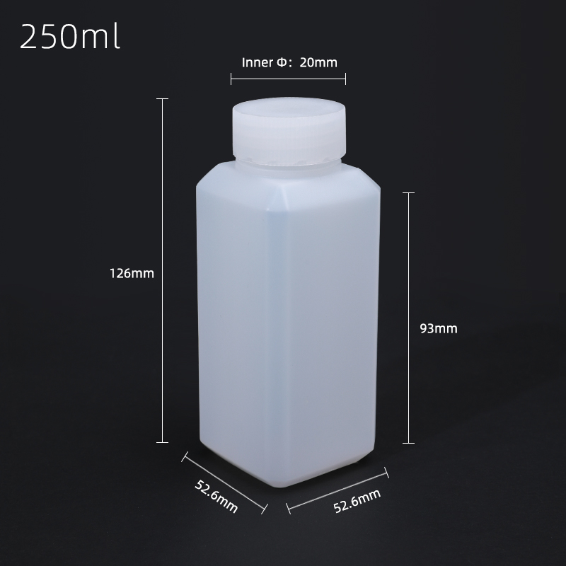 Food Storage Drums - 10PCS 250ML HDPE ขวดปากแคบกล่องเก็บเครื่องสำอางค์โลชั่นน้ำมันหอมระเหยขวดรีฟิลขวด