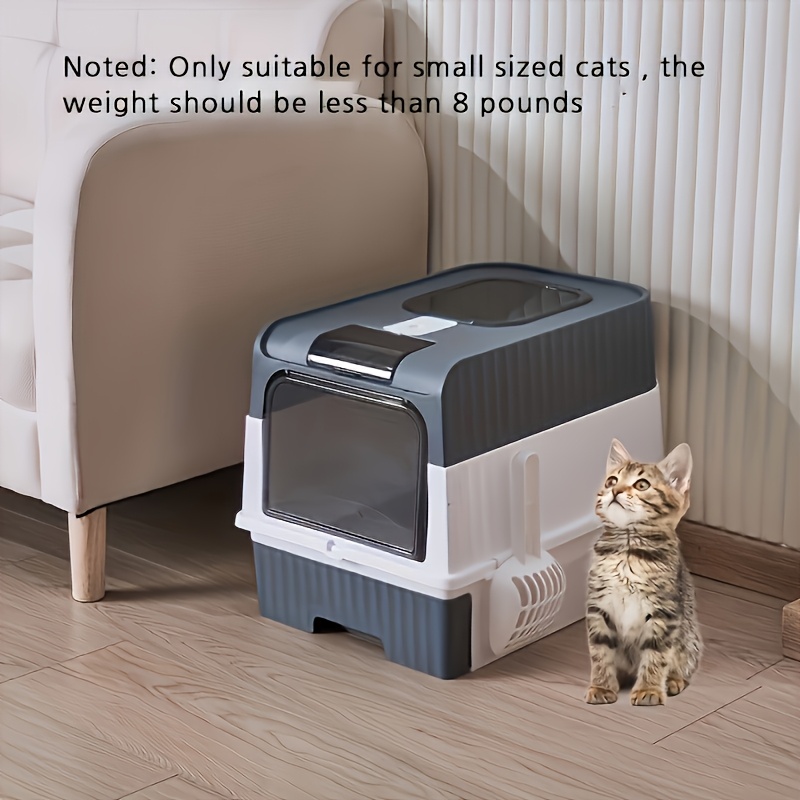 Food Storage With Scoop - กระบะทรายแมวแบบลิ้นชักถอดได้ พร้อมที่ตักทรายแมวในตัว