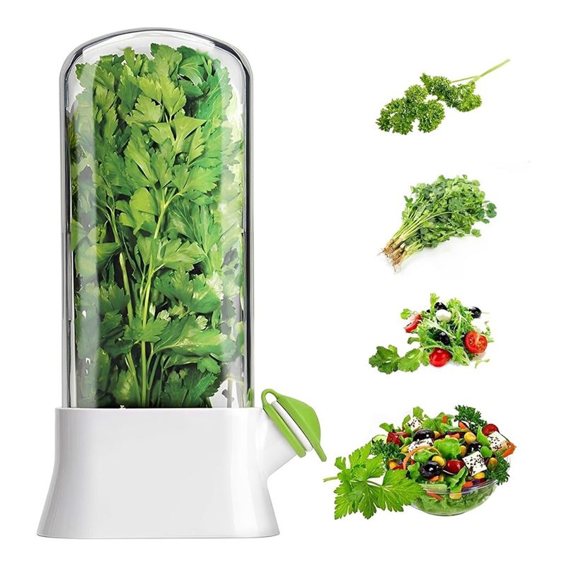 A23E-กล่องเก็บสมุนไพรสดสำหรับต - Herb Keeper Container บทวิจารณ์และราคา