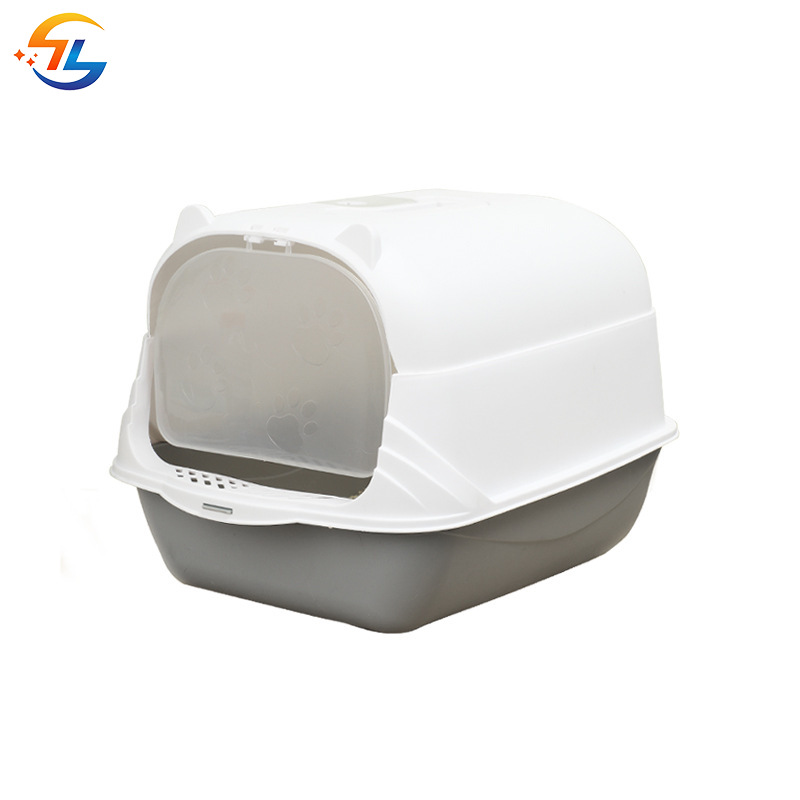 กระบะทรายแมวแบบปิดขนาดใหญ่พิเศ - Food Storage With Scoop บทวิจารณ์และราคา