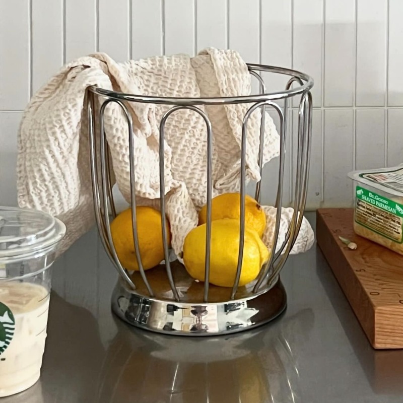 ตะกร้าผลไม้สไตล์มินิมอล 304 สแ - Food Storage For Restaurant บทวิจารณ์และราคา