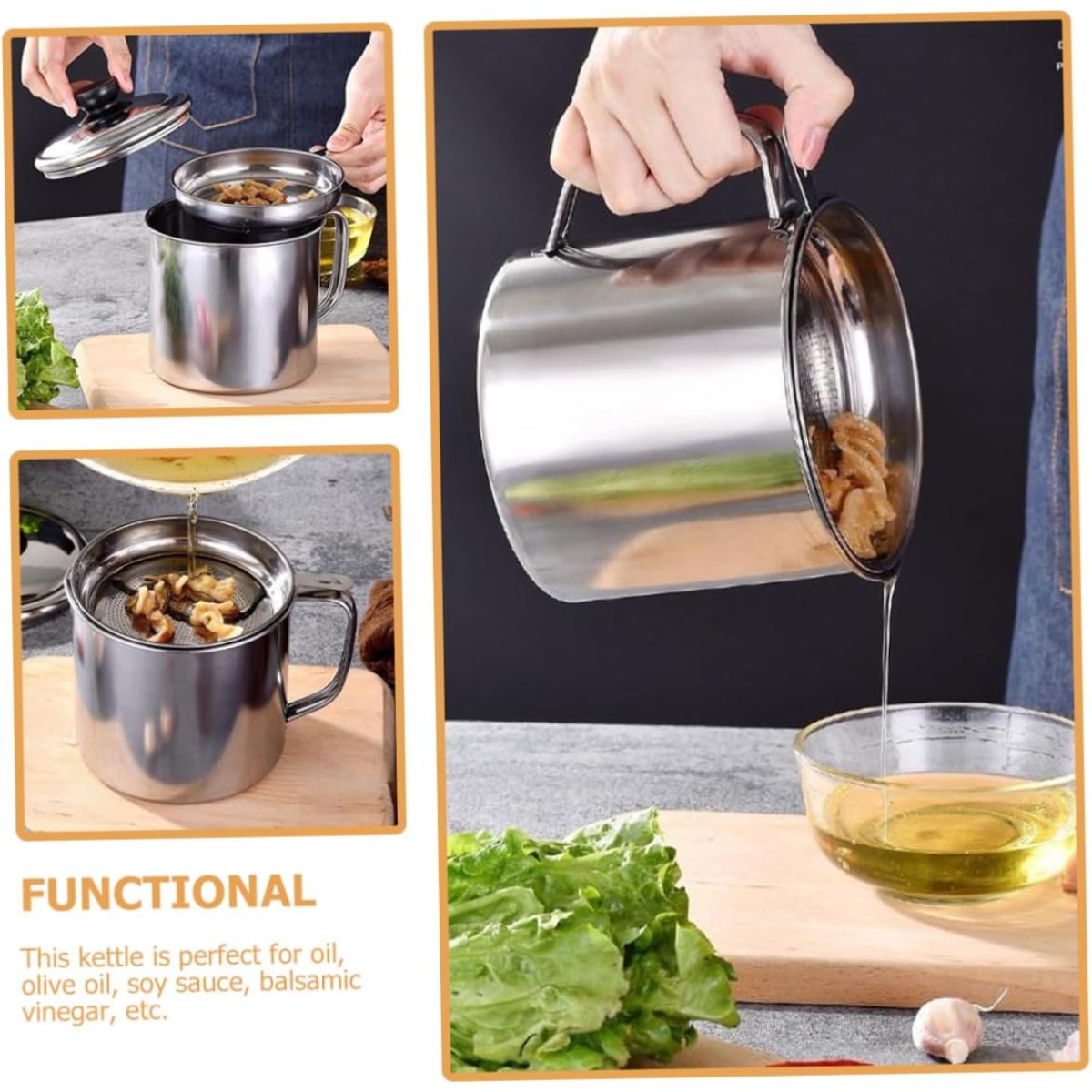 ภาชนะบรรจุน้ํามันในครัวสามารถพ - Herb Keeper Container บทวิจารณ์และราคา
