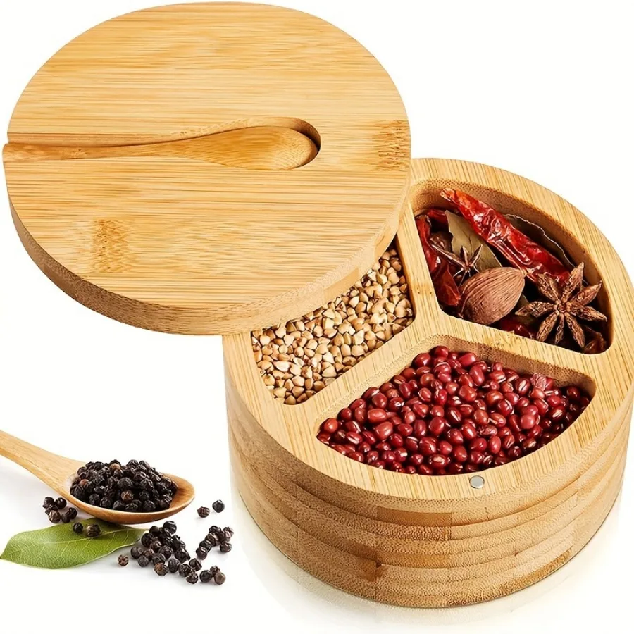กระปุกใส่เครื่องปรุงรสไม้ไผ่พร - Herb Keeper Container บทวิจารณ์และราคา