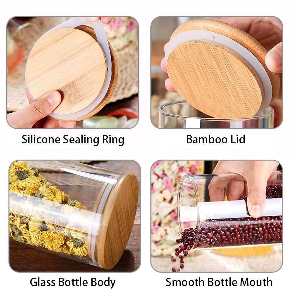 4/8pcs 250ml 500ml 1000ml ขวดแ - Food Storage Drums บทวิจารณ์และราคา