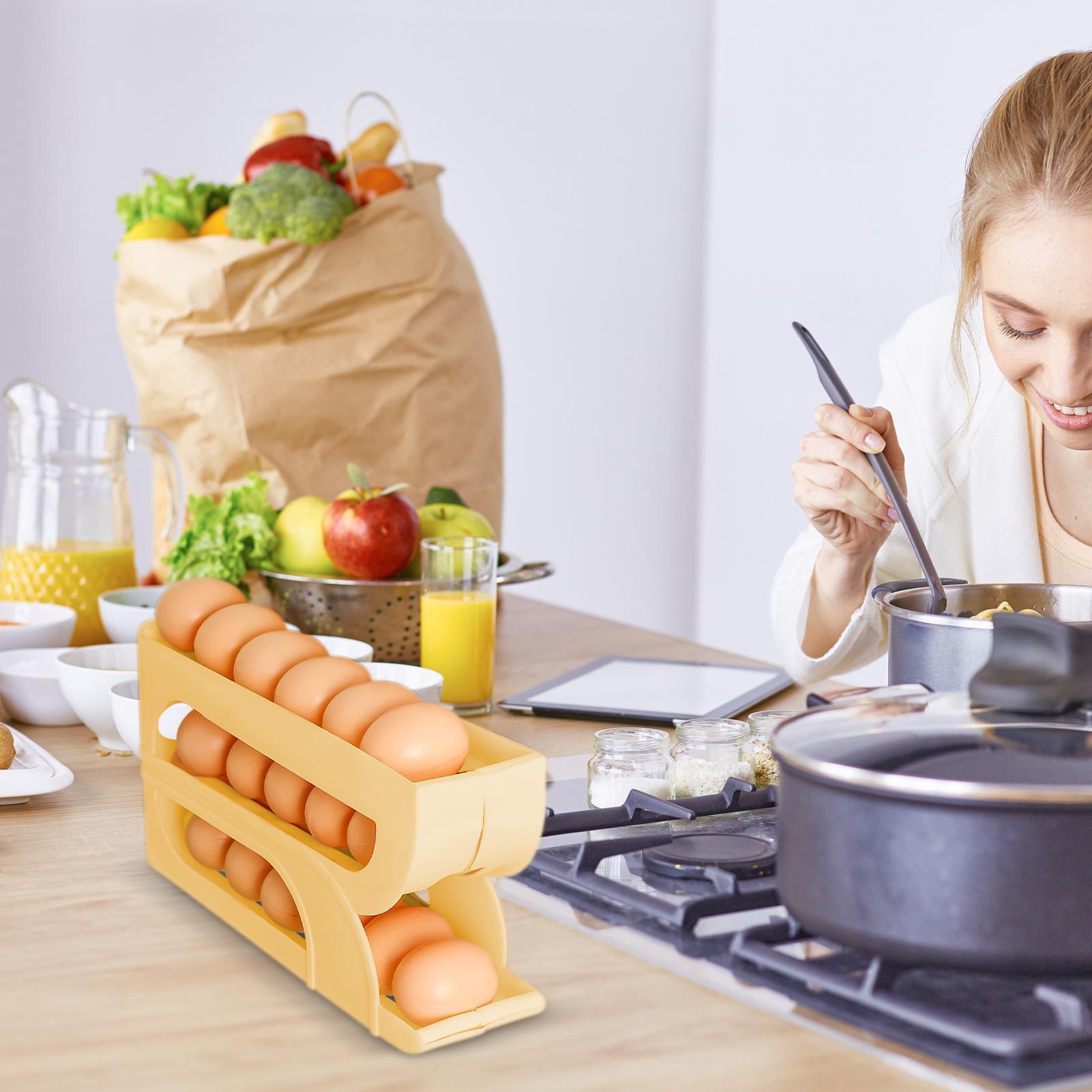 ที่วางไข่อัตโนมัติ ชั้นวางไข่ส - Food Storage Rack For Kitchen บทวิจารณ์และราคา