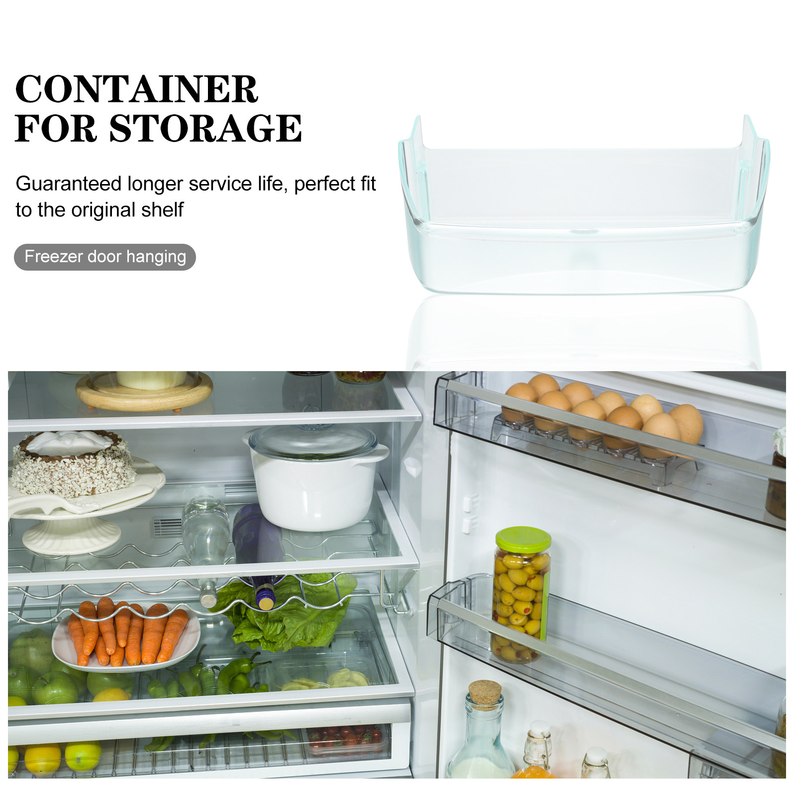 กล่องเก็บของข้างประตูตู้เย็นพล - Food Storage Large บทวิจารณ์และราคา