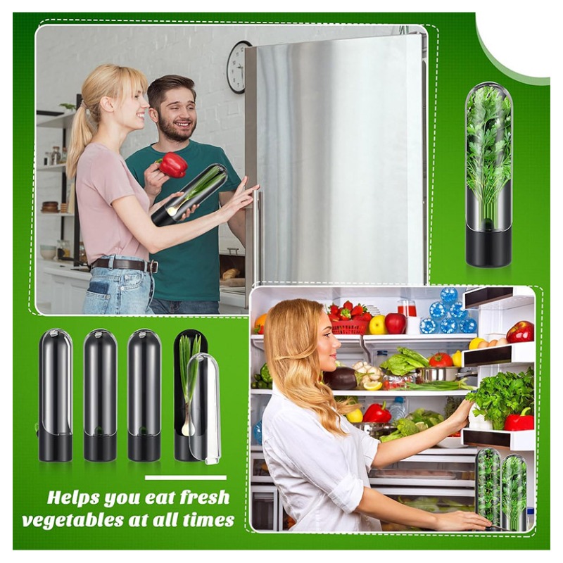 1/2/3 ชิ้น ภาชนะเก็บรักษาสมุนไ - Herb Keeper Container บทวิจารณ์และราคา