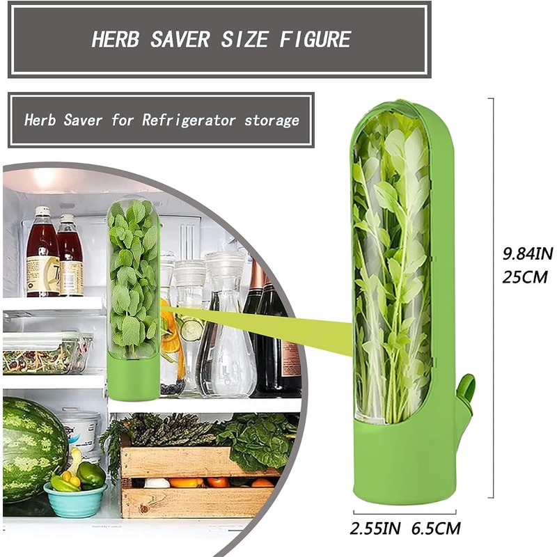 1/2/3 ชิ้น ภาชนะเก็บรักษาสมุนไ - Herb Keeper Container บทวิจารณ์และราคา