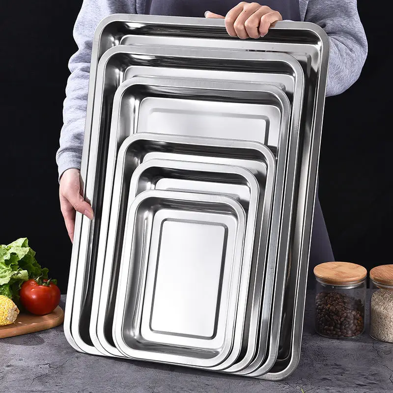 สแตนเลสบาร์บีคิวชาเก็บถาดเสิร์ - Food Storage For Restaurant บทวิจารณ์และราคา