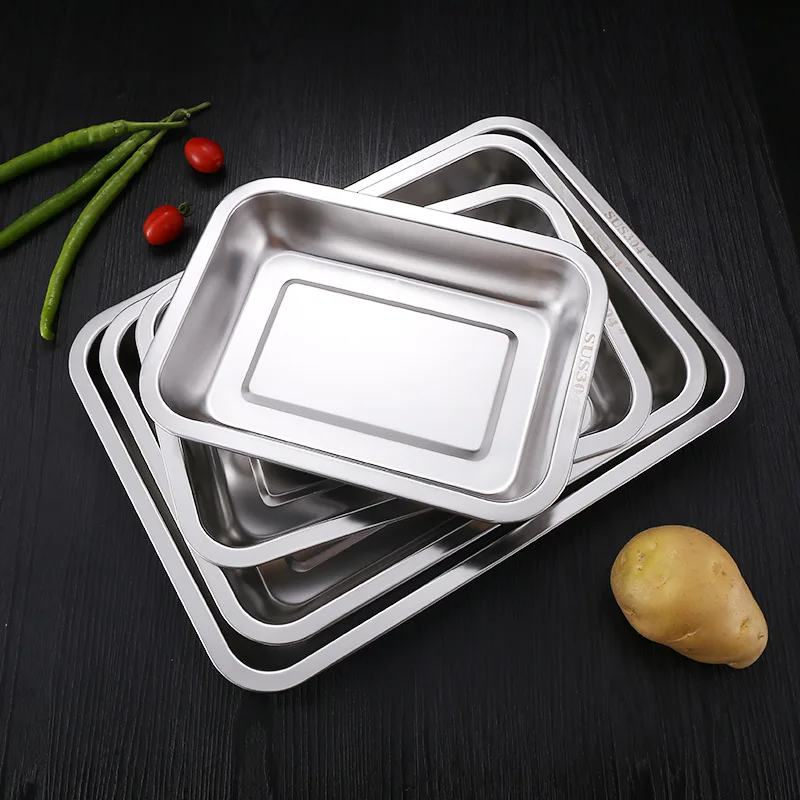 สแตนเลสบาร์บีคิวชาเก็บถาดเสิร์ - Food Storage For Restaurant บทวิจารณ์และราคา