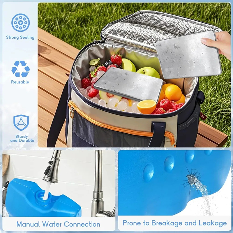 แพ็คน้ำแข็งสำหรับกล่องอาหารกลา - Food Storage Box Stainless Steel บทวิจารณ์และราคา