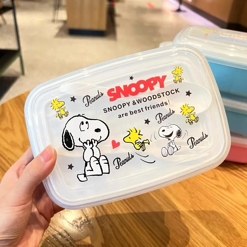 กล่องอาหารกลางวันคาวาอี้ลายสนู - Food Storage With Scoop บทวิจารณ์และราคา