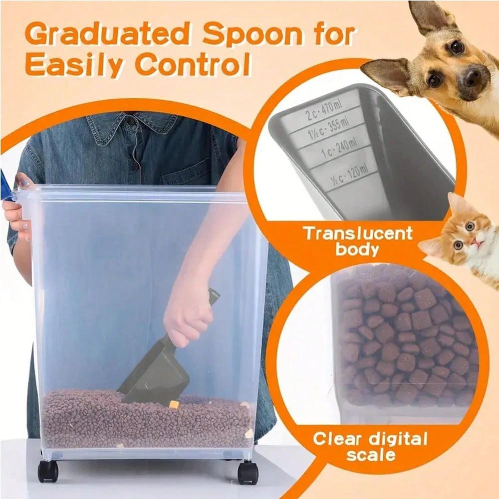 ภาชนะเก็บอาหาร, ชุด 30 ปอนด์ 1 - Food Storage With Scoop บทวิจารณ์และราคา