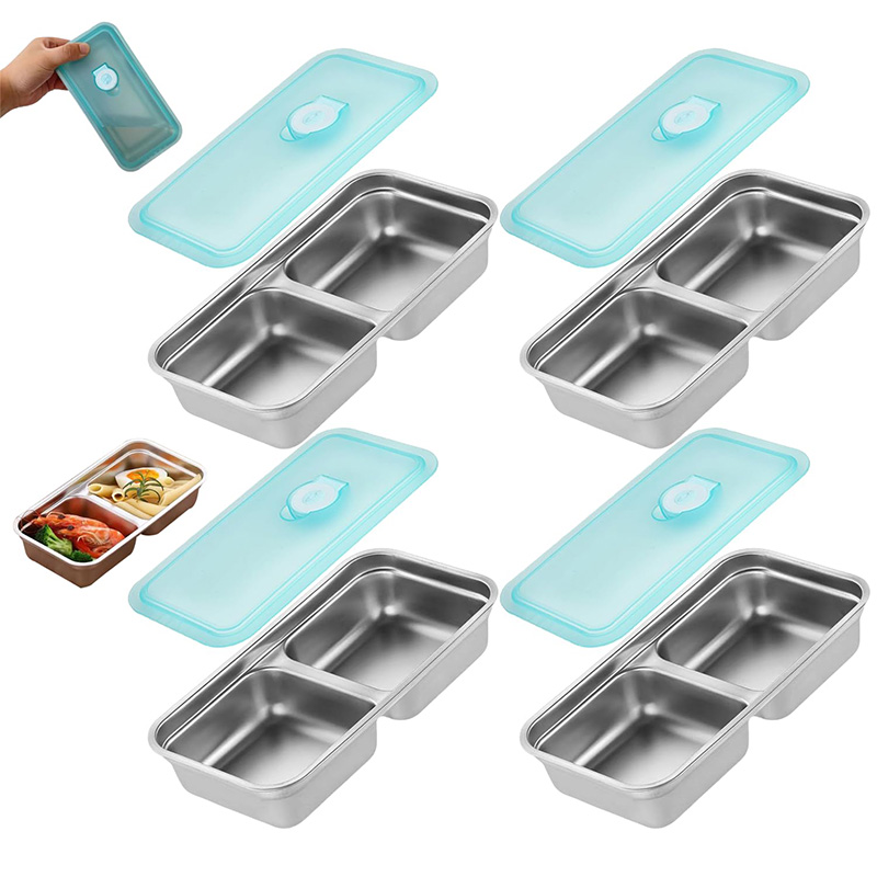 สแตนเลสแบบพกพาสดกล่องอาหารคอนเ - Food Storage Box Stainless Steel บทวิจารณ์และราคา