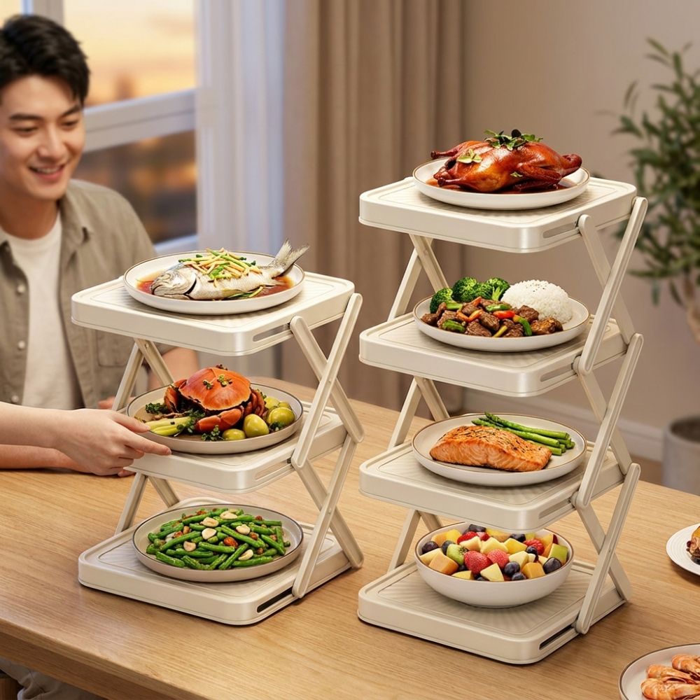 ชั้นวางจานเตรียมอาหาร 3/4 ชั้น - Food Storage And Preparation บทวิจารณ์และราคา