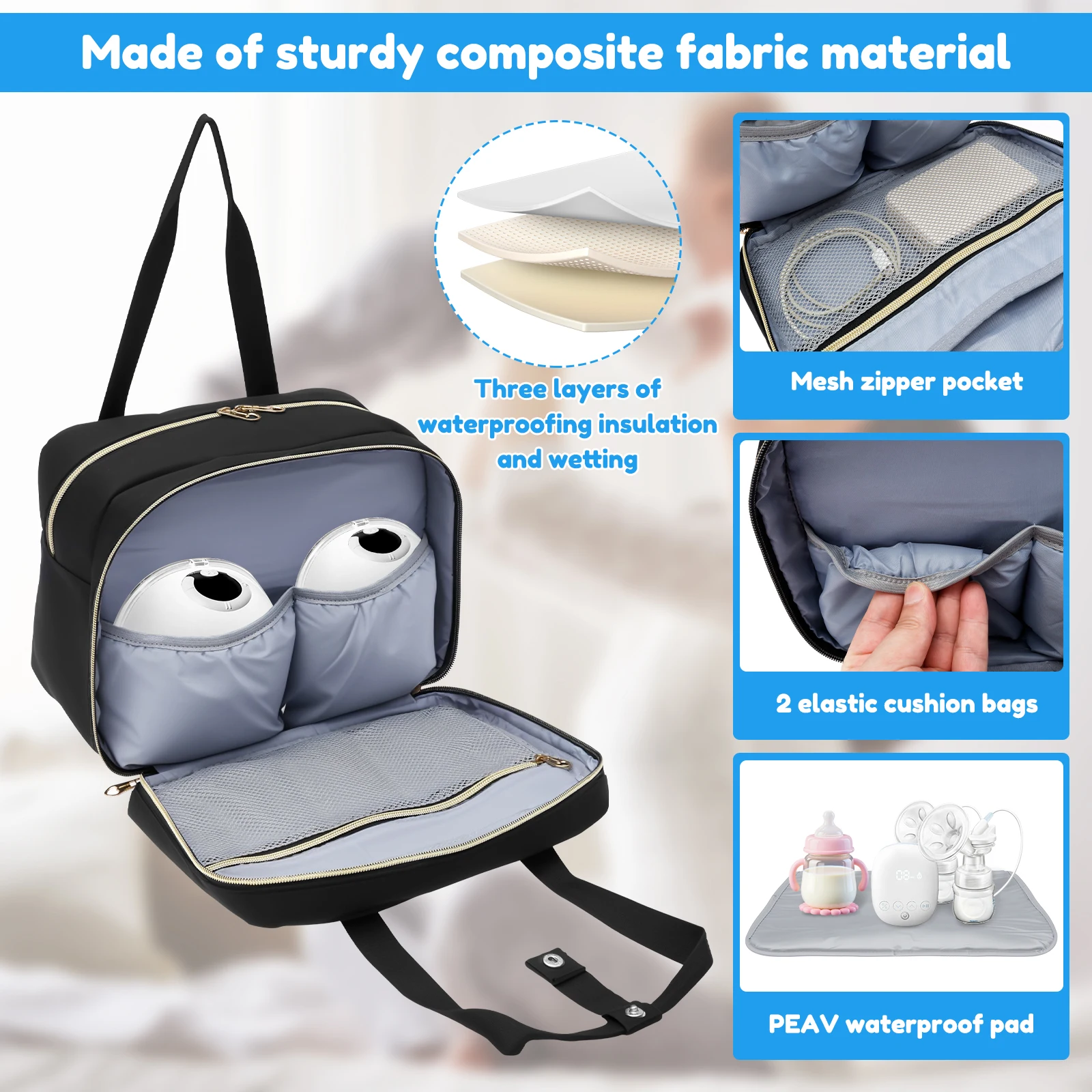 กระเป๋าเก็บน้ำนมแม่พร้อมแผ่นน้ - Food Storage For Baby บทวิจารณ์และราคา