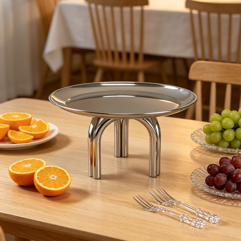 ถาดสแตนเลสแบบสามขา, ถาดโลหะ, ถ - Food Storage Rack For Kitchen บทวิจารณ์และราคา