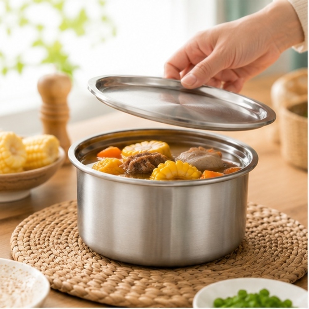 ถ้วยสแตนเลส 304 พร้อมฝาปิด สำห - Food Storage Box Stainless Steel บทวิจารณ์และราคา