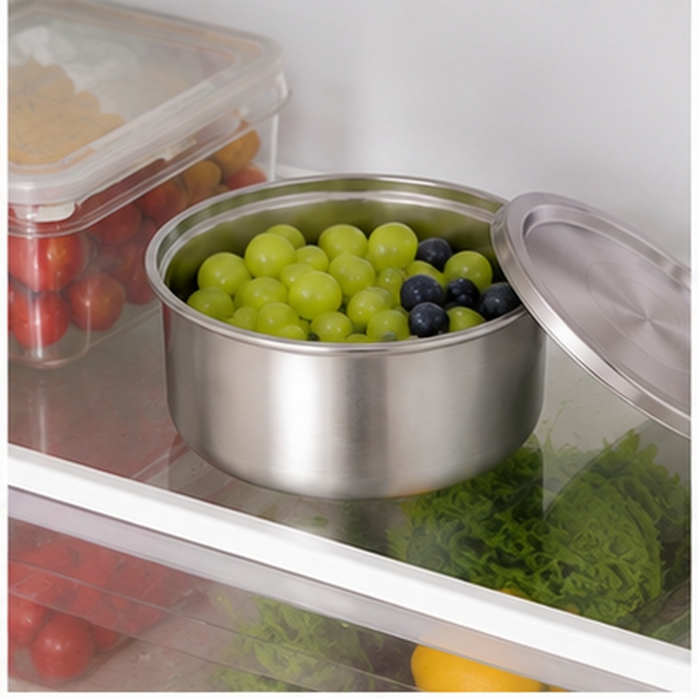 ถ้วยสแตนเลส 304 พร้อมฝาปิด สำห - Food Storage Box Stainless Steel บทวิจารณ์และราคา