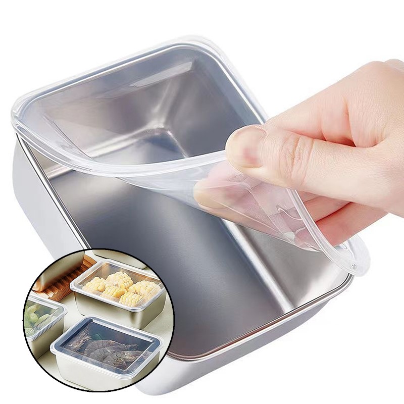กล่องเก็บอาหารสแตนเลส 1 ชิ้น พ - Food Storage And Preparation บทวิจารณ์และราคา