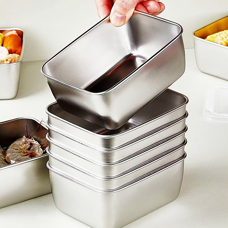 กล่องเก็บอาหารสแตนเลสสตีล600มล - Food Storage And Preparation บทวิจารณ์และราคา