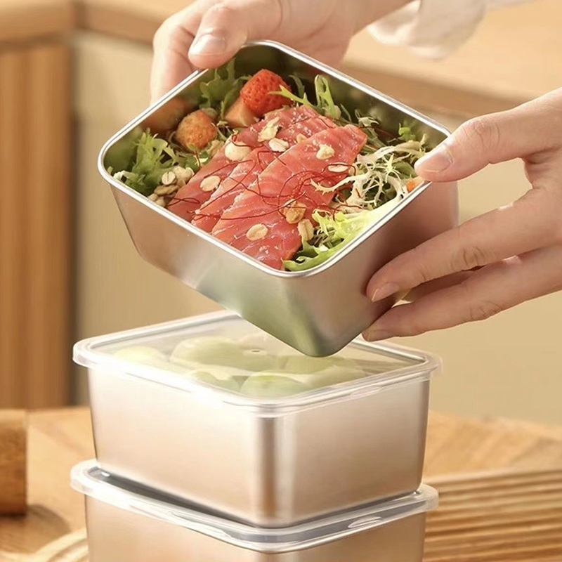 กล่องเก็บอาหารสแตนเลสสตีล600มล - Food Storage And Preparation บทวิจารณ์และราคา