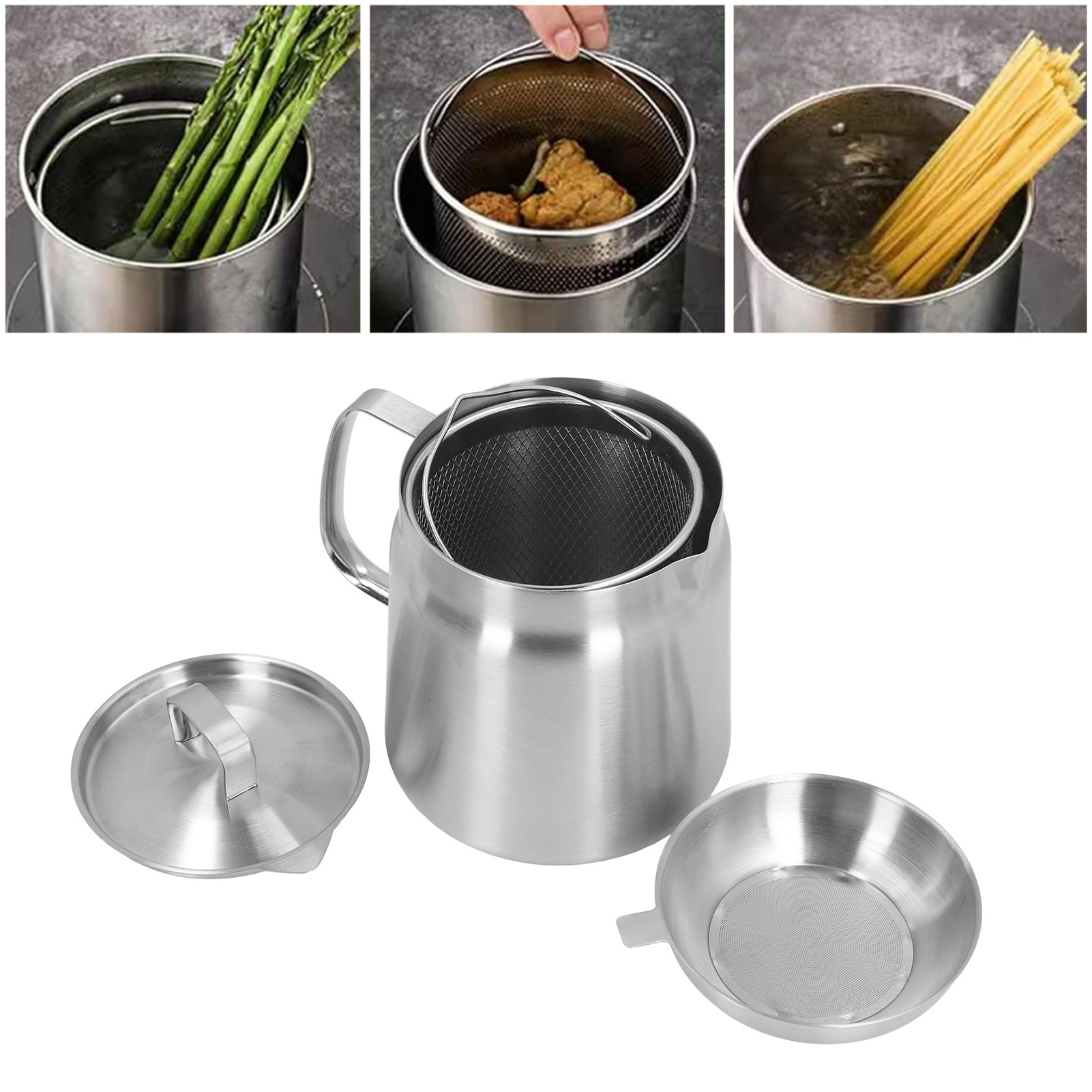 หม้อกรองน้ำมันอเนกประสงค์ ถังใ - Herb Keeper Container บทวิจารณ์และราคา