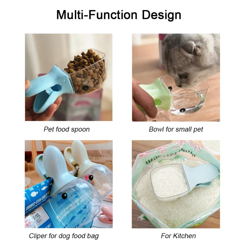 ช้อนอาหารสัตว์เลี้ยงสําหรับแมว - Food Storage With Scoop บทวิจารณ์และราคา