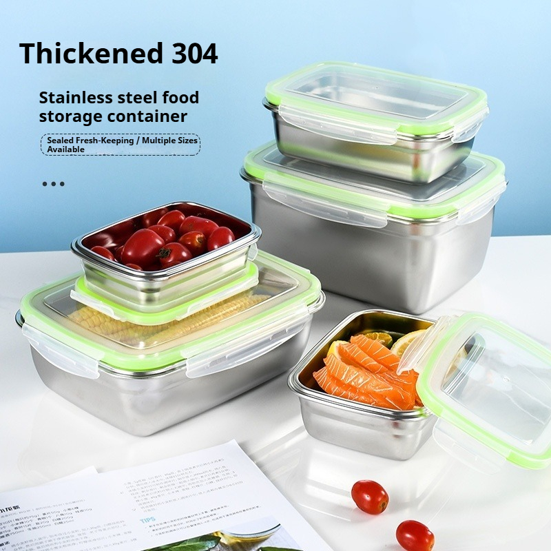 ชุดกล่องอาหารกลางวันสแตนเลส 30 - Food Storage Box Stainless Steel บทวิจารณ์และราคา