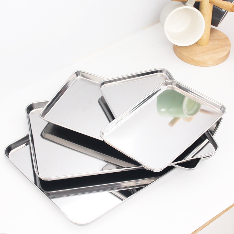 ถาดสแตนเลสทรงสี่เหลี่ยมสำหรับเ - Food Storage For Restaurant บทวิจารณ์และราคา