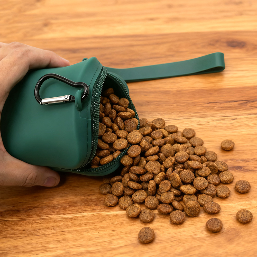 ถุงใส่อาหารสุนัขแบบซิลิโคนพร้อ - Food Storage Large บทวิจารณ์และราคา