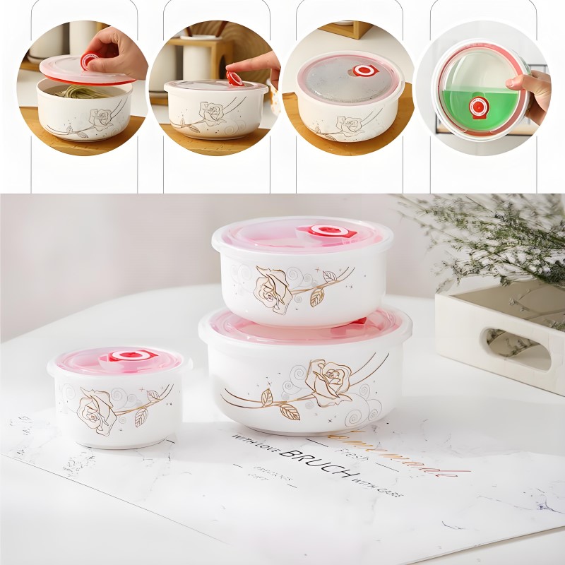 สามชิ้นชุด,Fine กระเบื้องจีนกล - Food Storage For Baby บทวิจารณ์และราคา