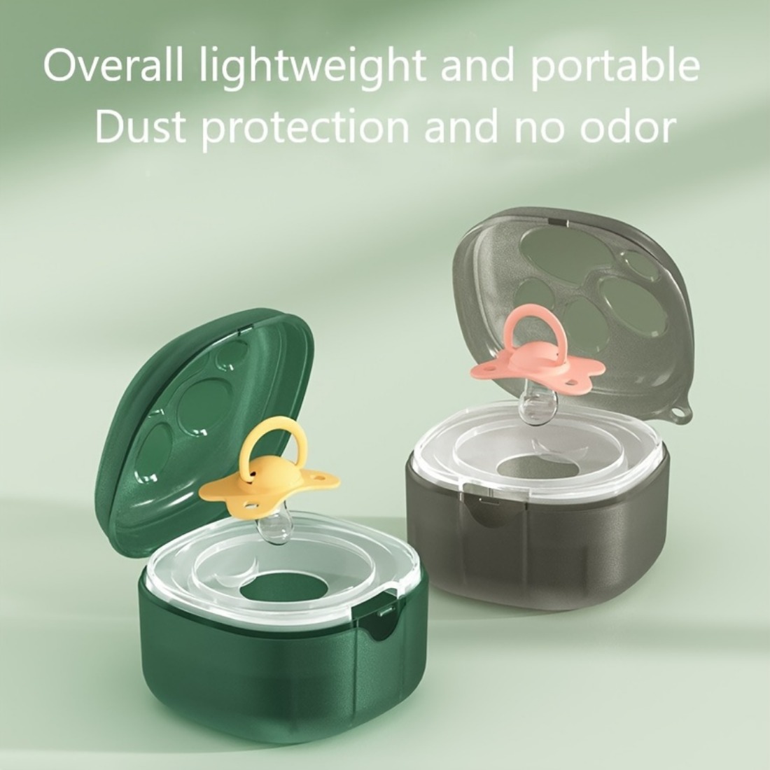 ซิลิโคนเกรดอาหาร Pacifier กล่อ - Food Storage For Baby บทวิจารณ์และราคา