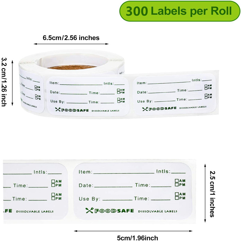 300 ชิ้น/ฉลากเก็บอาหารกาวที่ถอ - Food Storage For Restaurant บทวิจารณ์และราคา