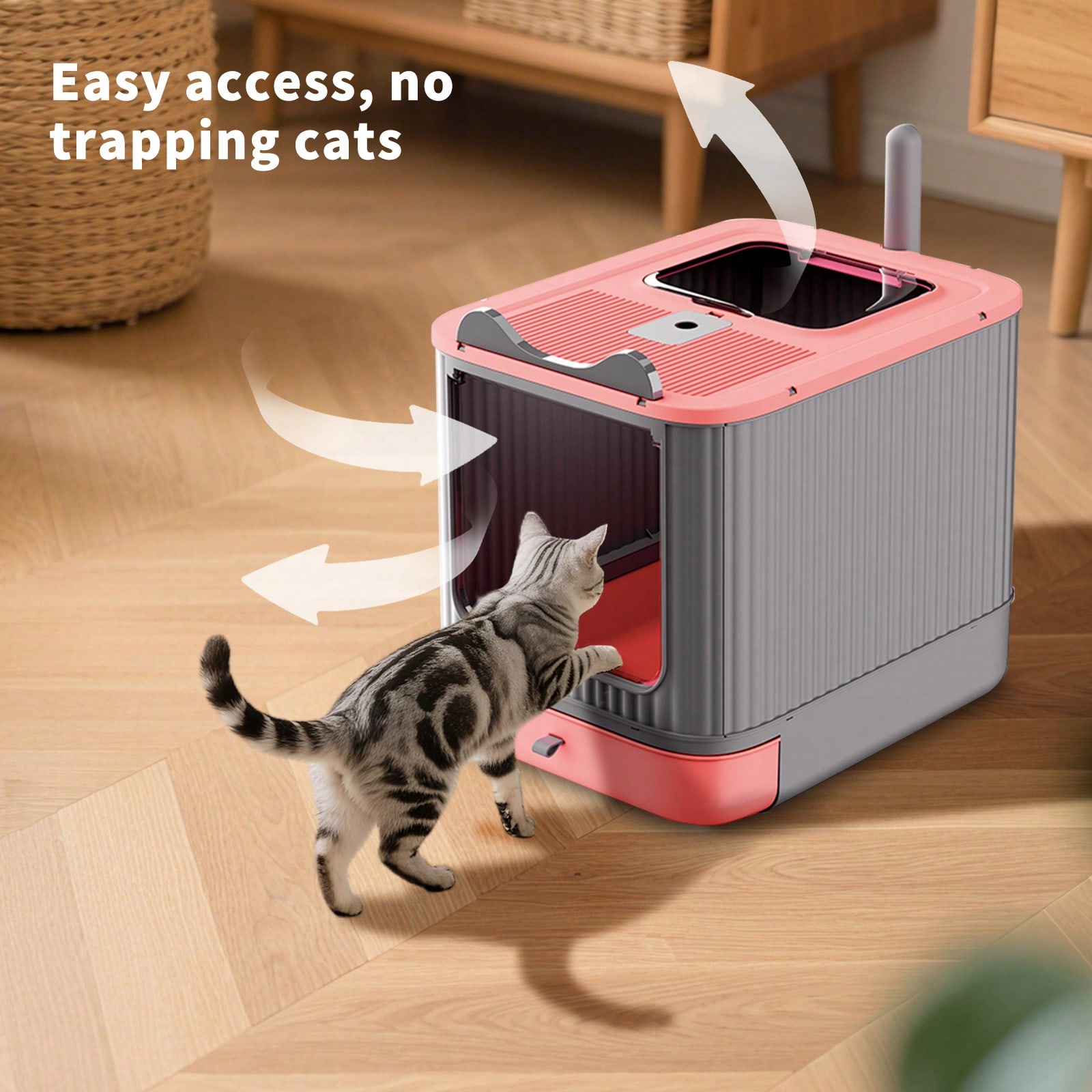 กระบะทรายแมวแบบพับได้, กระบะทร - Food Storage With Scoop บทวิจารณ์และราคา