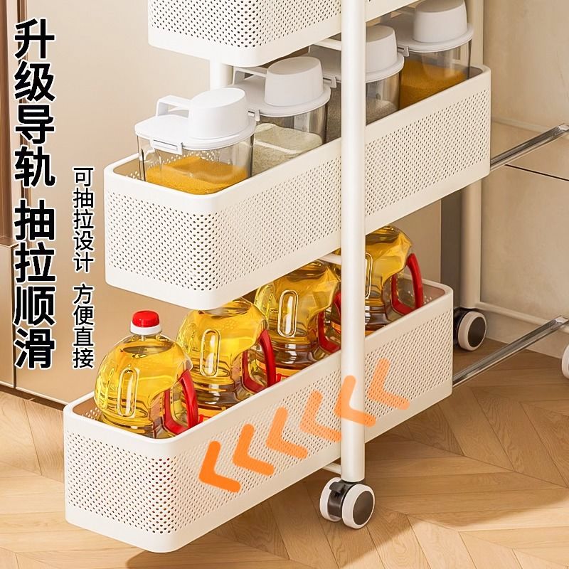 สแตนเลสห้องครัวชั้นวางรอยแยกตู - Food Storage Rack For Kitchen บทวิจารณ์และราคา