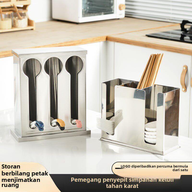 กล่องเก็บตะเกียบและช้อนสแตนเลส - Food Storage For Restaurant บทวิจารณ์และราคา