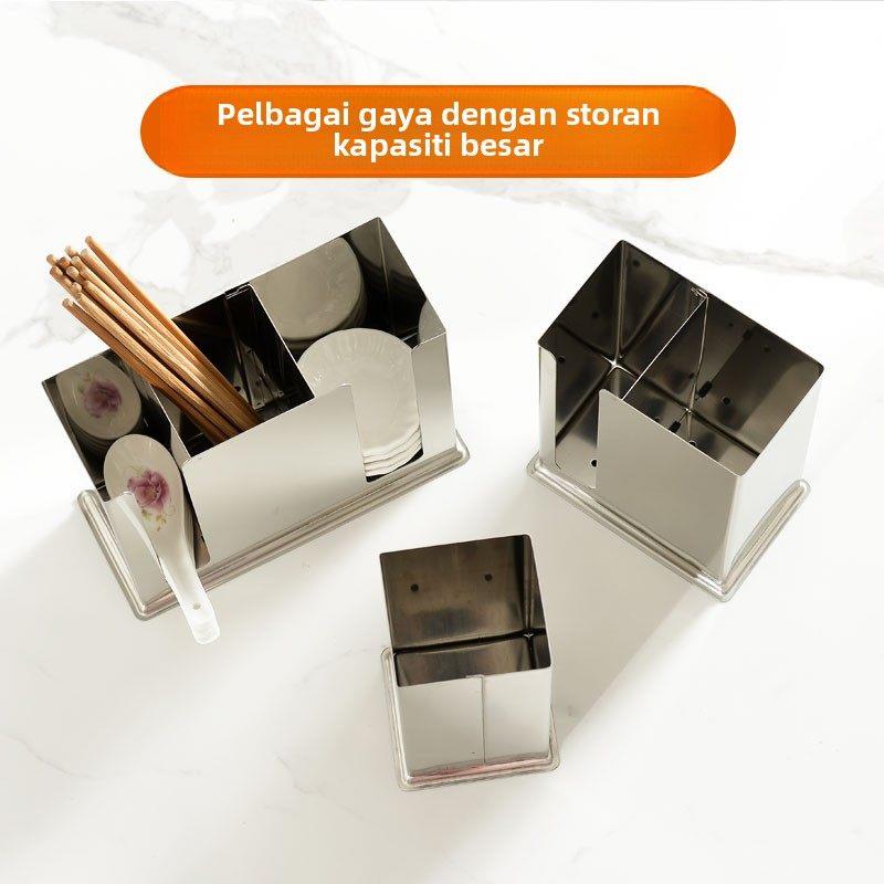 กล่องเก็บตะเกียบและช้อนสแตนเลส - Food Storage For Restaurant บทวิจารณ์และราคา