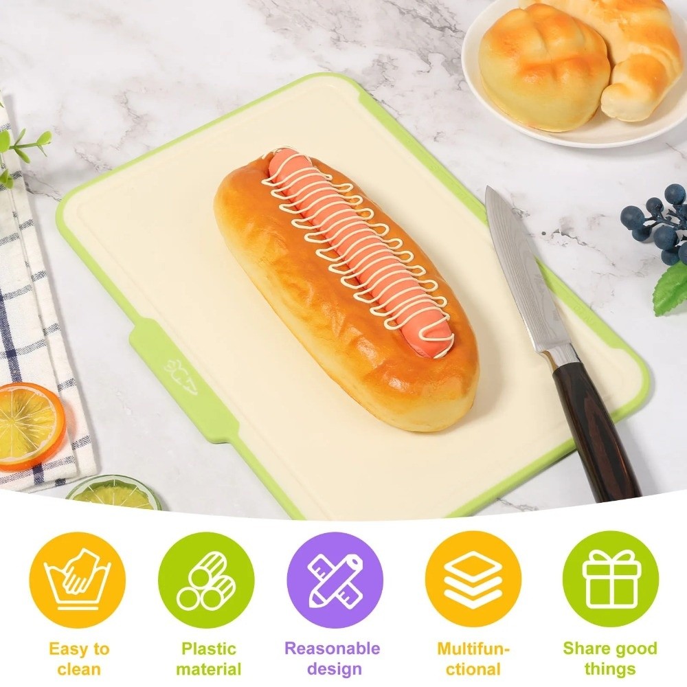 เขียงพลาสติกอเนกประสงค์กันลื่น - Food Storage And Preparation บทวิจารณ์และราคา