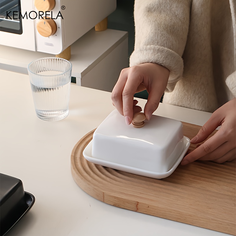 กล่องใส่เนยเซรามิกพร้อมฝาปิด ท - Food Storage For Restaurant บทวิจารณ์และราคา