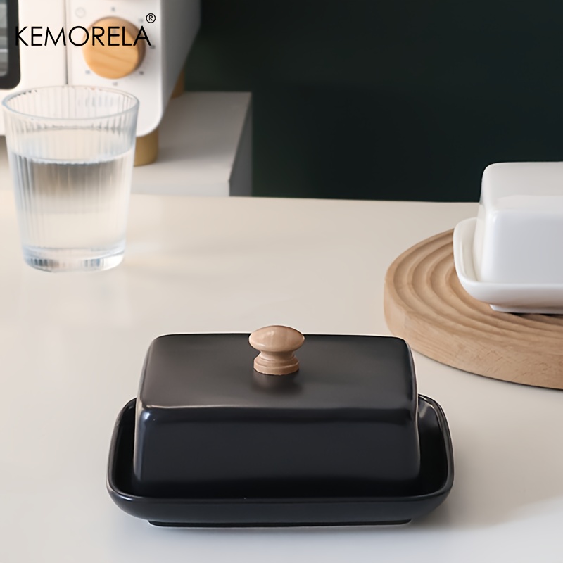 กล่องใส่เนยเซรามิกพร้อมฝาปิด ท - Food Storage For Restaurant บทวิจารณ์และราคา