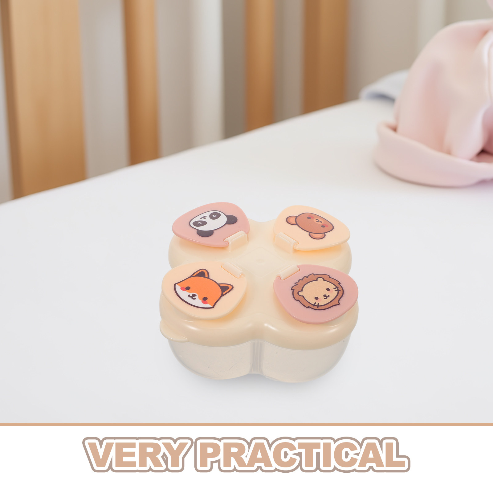 กล่องใส่นมผงแบบพกพา 4 ช่อง กล่ - Food Storage For Baby บทวิจารณ์และราคา