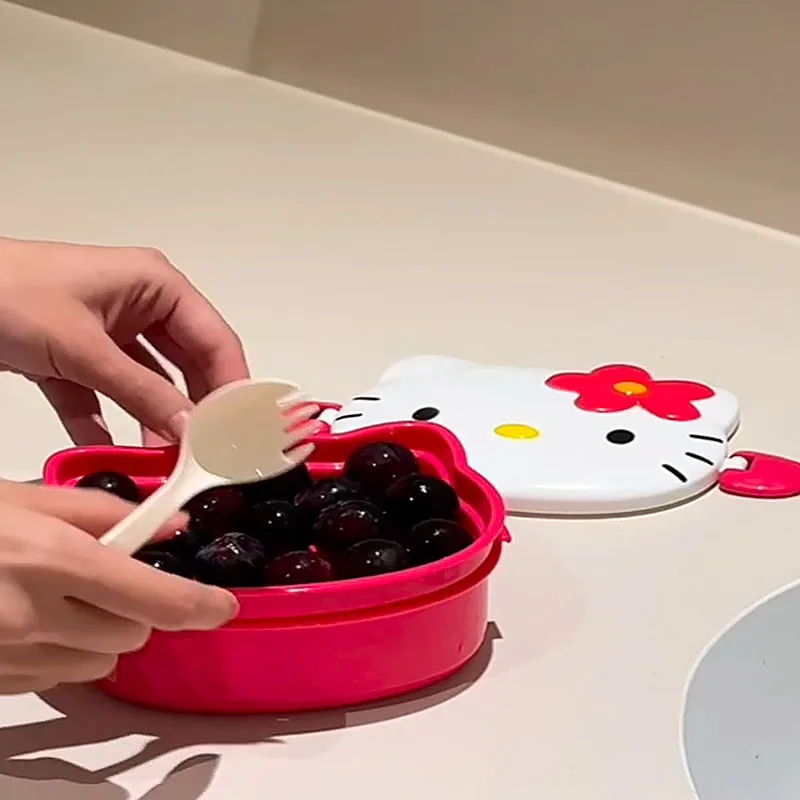 กล่องอาหารกลางวันรูปเฮลโลคิตตี - Food Storage With Scoop บทวิจารณ์และราคา