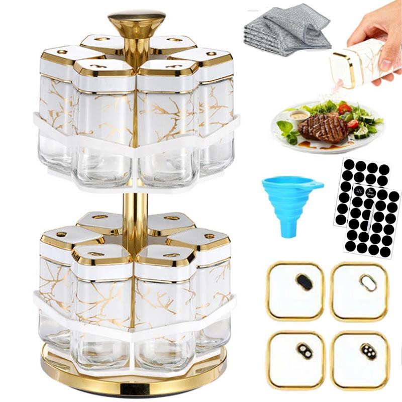 360 °   ชั้นวางเครื่องเทศแบบหม - Herb Keeper Container บทวิจารณ์และราคา